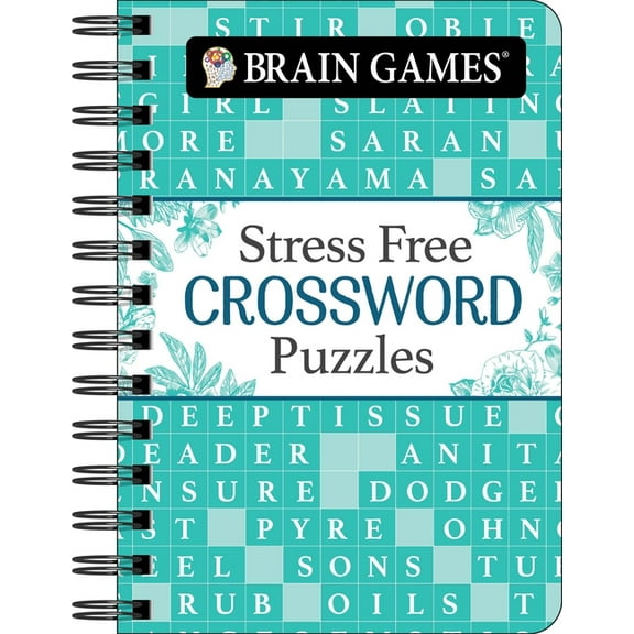 Brain Games - To Go Brain Games - To Go - Stress Free: Crossword Puzzles (Teal): Volume 2, (Spiral-Bound)