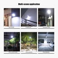 thumbnail image 4 of Marquee Solar Fence Lights Luces Solares A Prueba De Agua Smart Led Solar Wall Lights Potente Lámpara De Pared Solar Lámpara Solar Pequeña Para Patio Trasero Jardín Garaje Advancent HA013406-00, 4 of 7