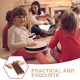 thumbnail image 3 of CIMAXIC Ensemble d'Instruments de Sable pour Enfants 1 Paire Instruments de Percussion en Bois pour Tout-Petits Jouets Rythmiques pour Apprentissage Musical Blocs de Sable pour Fêtes d'Enfants,5.04"X2.17"X1.22 Pouces, 3 of 5