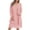 Pink, variant on Summer Dresses for Women Sundresses for Women Women's Chiffon Stitching Long Sleeves In The Long Two Dress Set S-XXL