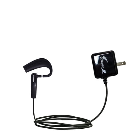 Gomadic Intelligent Compact AC Home Wall Charger suitable for the BlueAnt CONNECT - High output power with a convenient, foldable plug design - Uses T