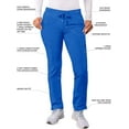 thumbnail image 3 of Adar Addition Scrubs for Women - Skinny Leg Cargo Drawstring Scrub Pants - A6104T - Royal Blue - M, 3 of 7
