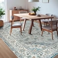 thumbnail image 2 of Ultrug Vintage Rugs Soft Accent Area Rug for Bedroom Living Room Home Decor Carpet,9'x11',Light Blue, 2 of 7
