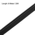 thumbnail image 3 of Unique Bargains Edge Trim U Seal Black PVC Plastic U Channel Edge Protector Fits 3/32'' - 9/64'' Edge 20 Feet Long, 3 of 3