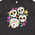 thumbnail image 4 of Inktastic Decorative Skull Party for Day of the Dead Youth T-Shirt, 4 of 5