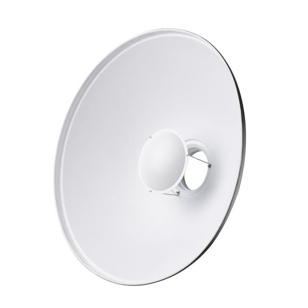 Reflector de fotografía Irfora Difusor reflector para fotografía de estudio Beauty Dish de 22 pulgadas con paño suave de panal para luz estroboscópica Speedlite de montaje Bowens (superficie Irfora Reflector de fotografía