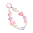 thumbnail image 4 of Llavero con Cuentas Yinane Pulsera de Dibujos Animados Cumpleaños Niños Mujeres Color Rosado Morado, 4 of 8