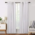 thumbnail image 2 of UTOPIA ALLEY Wall Mounted 3/4 Inch Curtain Rod - Curtain Rods For Windows 28 to 48 Inch, Adjustable Drapery Rods, Oil rubbed bronze Bedroom Curtain Rods, Tapestry Poles (Oil rubbed bronze, 28"-48"), 2 of 8
