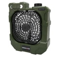 thumbnail image 2 of Ventilador de Camping recargable portátil súper silencioso ventilador de refrigeración USB de rotación automática de 270 grados con luces LED para exteriores, 2 of 14