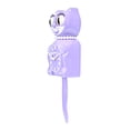 thumbnail image 3 of Pastel Lilac Lady Kit Cat Clock 15.5" Full Size Retro Style Kit-Cat Klock Moving Eyes and Tail Made in the USA NEW, 3 of 4