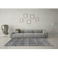 thumbnail image 3 of Ahgly Company Indoor Square Abstract Gray Modern Area Rugs, 8' Square, 3 of 4