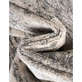 thumbnail image 4 of Unique Loom Oasis Collection Area Rug - Water (6' Octagon Gray/Ivory), 4 of 7