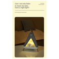 thumbnail image 4 of Tent Shaped Wireless Bluetooth Speaker Lamp Night Light Table Lamp 2 in 1 with Lighting and Music Player Functions, 4 of 5
