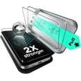 thumbnail image 1 of baomifa-3 Pack for iPhone 16 Plus/iPhone 15 Plus Screen Protector, Military Grade Shatterproof, 9H Hardness, Full Coverage Tempered Glass with UltraFit Tray, 1 of 4