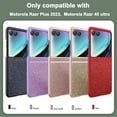thumbnail image 2 of Compatible Motorola Razr Plus Case with Screen Protector 2023,Bling Gold Motorola Razr+ Case 5G,Sparkle Thin Protective Phone Case for Motorola Razr 40 Ultra Case Moto Razr Plus 2023 Case, 2 of 10