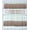 Brown, variant on Rooney Luxury Semi Sheer Embroidery Kitchen Curtains, Sage, 54” x 18” (3 Panels)