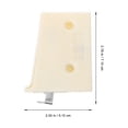 thumbnail image 2 of TEHAUX Kitchen Cabinet Brackets Beige ABS Iron Resilient and Secure Cabinet Hanger Support, 2 of 7