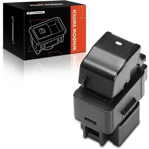 A-Premium Power Window Switch Compatible with Chevrolet Impala 2009 2010 2011 2012 2013, Front Right Passenger Side