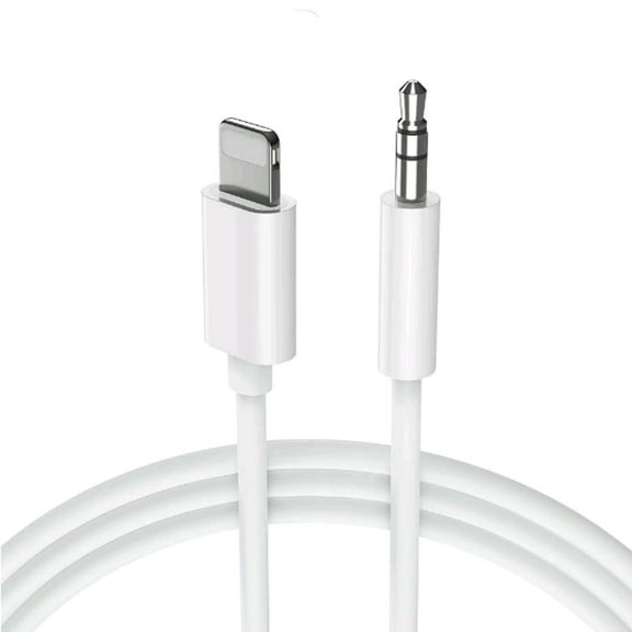 3.5mm AUX Audio Car Adapter Auxiliary Cable Cord For iPhone 13 Pro Max 8 Plus