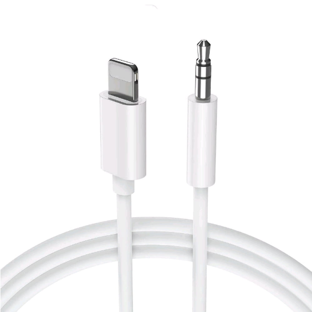 3.5mm AUX Audio Car Adapter Auxiliary Cable Cord For iPhone 13 Pro Max 8 Plus