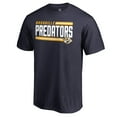 thumbnail image 2 of Men's Navy Nashville Predators Iconic Collection On Side Stripe T-Shirt, 2 of 3