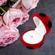 thumbnail image 2 of Caja para anillos de boda con forma de balón de fútbol, de terciopelo, ideal para compromisos, ceremonias de propuesta, bodas u ocasiones especiales, 2 of 8