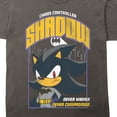 thumbnail image 7 of DC x Sega Shadow As Batman Men's Heather Gray Short Sleeve Tee-XXL, 7 of 7