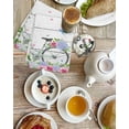 thumbnail image 4 of Spring Kitchen Dish Towels for Drying Dishes Set of 3, Bicycles Botanical Rose Leaves Butterfly Wood Grain Waffle Weave Microfiber Hand Tea Bathroom Towels Quick Dry & Absorbent Towel 15.7x23.6, 4 of 7