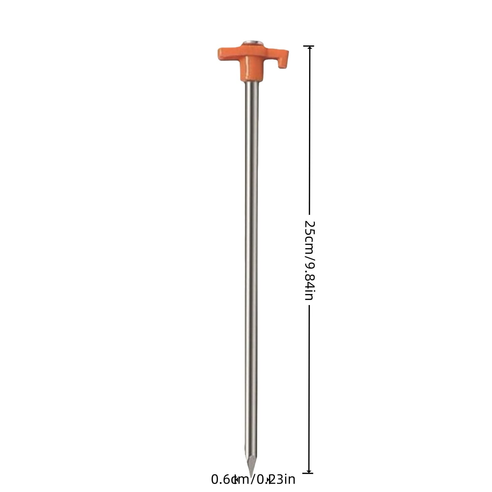 Glow In The Dark Tent Stakes Heavy Duty Camping Hiking Outdoor Reflective Aluminum Portable Gear Strong Versatile Backpacking Trekking 20PCS