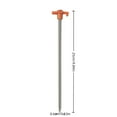 thumbnail image 4 of BotaniNest Glow In The Dark Tent Stakes 25cm Heavy Duty Camping, 4 of 6