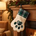 thumbnail image 5 of Cute Paw Shape Christmas Stocking For Gift Bag, Holiday Hanging Decor for Fireplace Mantel and Xmas Tree Gifts, 5 of 7