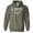 Military Green, variant on Bat I Bite Hoodie Sweatshirt Unisex Large Black