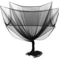 thumbnail image 2 of Mesh Bed Canopy, Four Corner Canopy, Bed Frame Queen Canopy Bed Tents for Girls, Bed Curtain for Toddler Bed, King Twin Size Bed Canopy Decor for Adults Bed, Kids Bed, Screen Netting Curtains Black, 2 of 6
