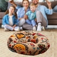 thumbnail image 4 of Cojín redondo de confort para asiento, alfombrilla para silla, alivio para la ciática y la espalda, se adapta a la forma del cuerpo Amarillo, 4 of 8