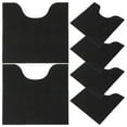 thumbnail image 1 of Moluckfu 6Ud Alfombrillas Para Entrenamiento De Inodoro Forma U Antideslizantes Y Color Negro, 1 of 6