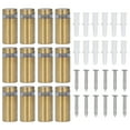 thumbnail image 1 of 12Pcs Acier Inoxydable Standoff Vis Mur Signe Publicité Clous Matériel pour Acrylique 12x25mm, 1 of 8