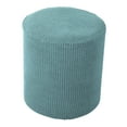 thumbnail image 4 of Stretch Ottoman Cover Furniture Slipcover Stool Furniture - Green, 4 of 8