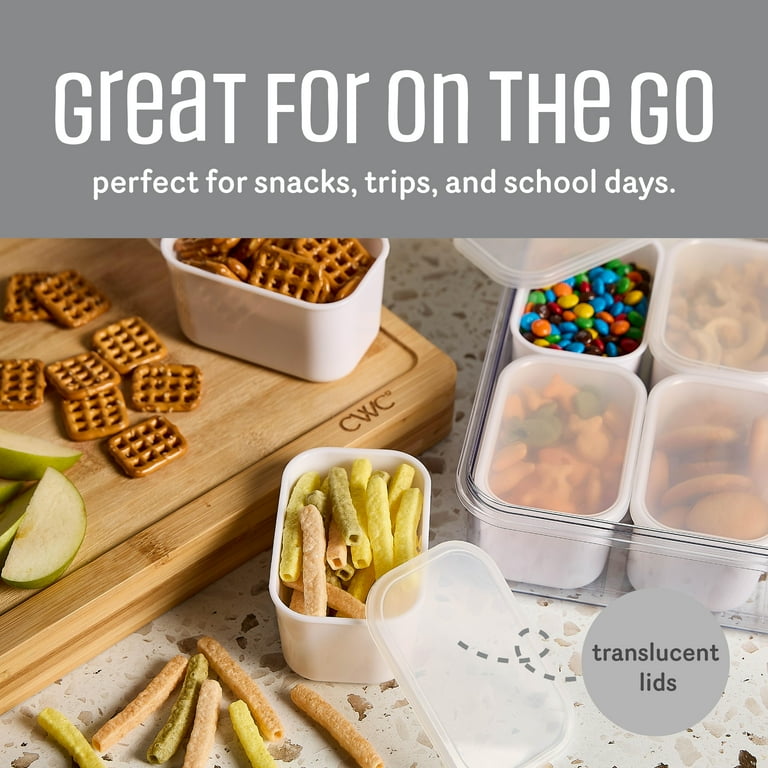 Cook With Color 8-Compartment Snackle Box, Charcuterie Container