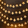 thumbnail image 2 of Christmas Decoration Clearance String Lights Fairy Lights Twinkle Lights for Bedroom Wedding Patio Classroom Indoor Outdoor Decor 33FT A, 2 of 9