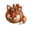 C, variant on Woodland Animal Pumpkin DIY Sewing Kit, Fabric Pumpkin Craft Supplies, Autumn Seasonal Home Decor Making Kit for Adult Beginners