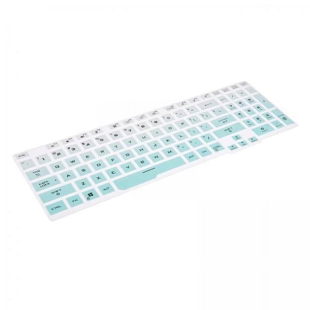 Funda para teclado,Cubierta para teclado Funda protectora para teclado,Cubierta universal para teclado portátil,Teclado numérico Silicona fina resistente al agua,Superficie transparente