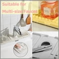 thumbnail image 4 of Sink Splash Guard, 2024 New Kitchen Sink Splash Guard, Faucet Mat for Kitchen Sink, Silicone Draining Mat, Splash Guard Silicone Draining Mat for Kitchen Bathroom (Sink Faucet Mat(Normal), Black), 4 of 5