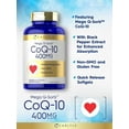 thumbnail image 3 of Coq10 400mg | 200 Softgels | High Absorption | by Carlyle, 3 of 7