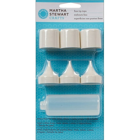 Plaid Craft Martha Stewart Fine Tip Tops, 3/pkg