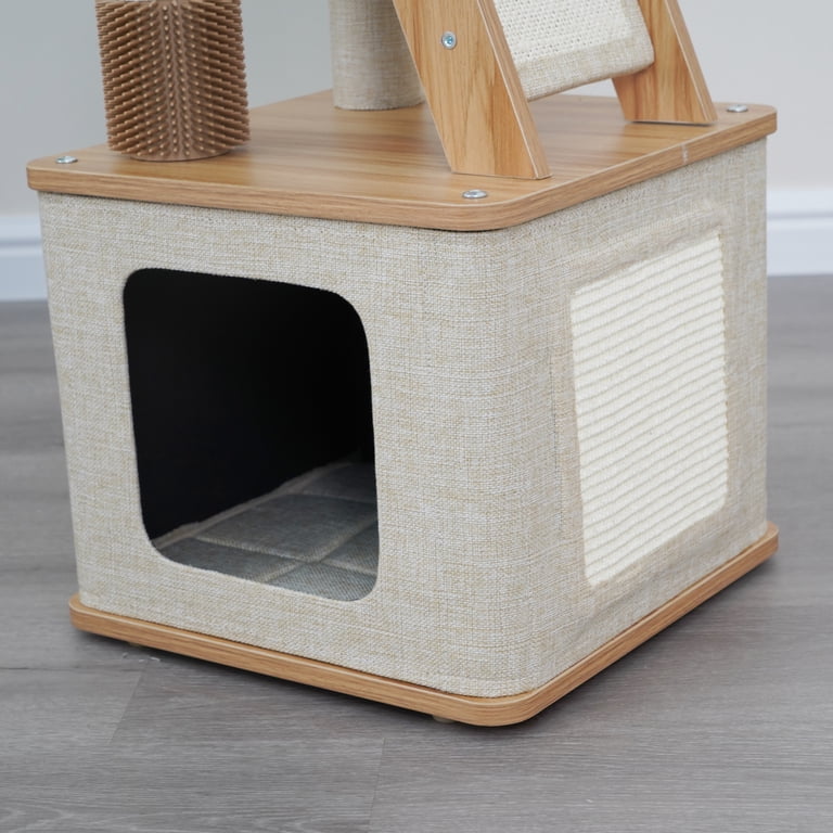Vibrant Life 42" 4-Level Cat Tree, Beige photo 7
