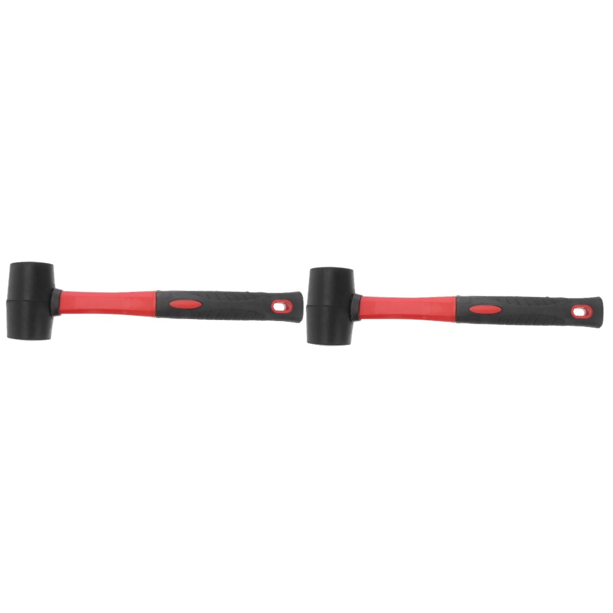 Hemoton 2pcs 8oz Non-slip Rubber Mallet Head Hammer Flooring Installation Mallet Hammer