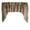 Beige, variant on Velvet Embossed Damask Swag Window Valance 54" Wide / 36" Tall