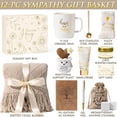 thumbnail image 2 of Sympathy Gifts Baskets for Loss of Loved One Mother Father Husband Mom Dad, Memorial Bereavement Grief Condolences Gift Basket for Loss, Hug In A Box Miscarriage Gifts for Mothers Women Care Package, 2 of 9