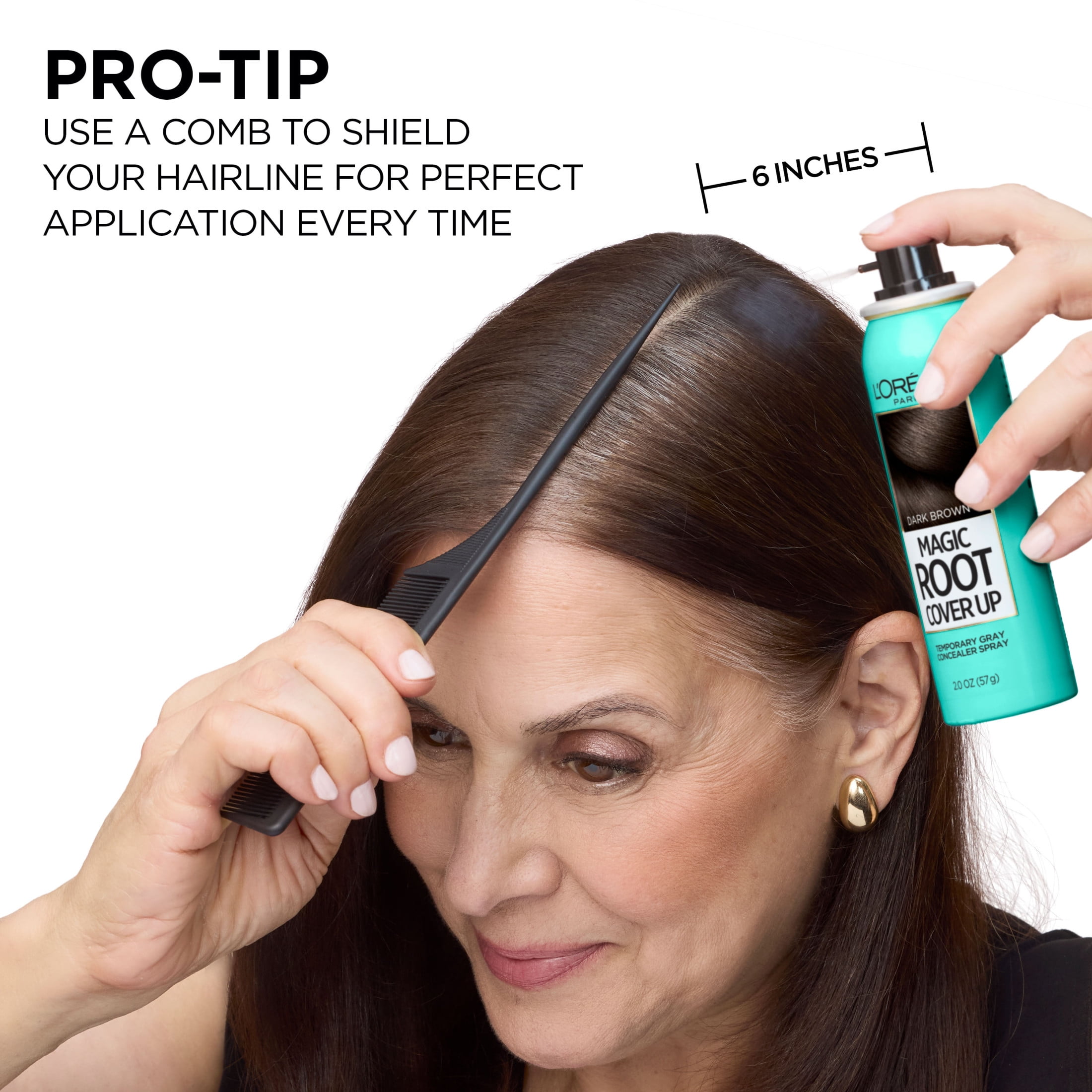 L'Oreal Paris Magic Root Cover Up Temporary Hair Color Concealer Spray, Aerosol, 2 oz