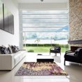 thumbnail image 7 of Ahgly Company Machine Washable Indoor Rectangle Abstract Velvet Maroon Purple Area Rugs, 7' x 9', 7 of 7